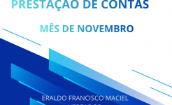 ATIVIDADES DO VEREADOR ERALDO FRANCISCO MACIEL NO MÊS DE NOVEMBRO DE 2025 Eraldo novembro 2025