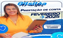 Prestação de Contas - Vereadora Gilsiléa Arantes - Mês de Fevereiro de 2025 GILSILÉA 2