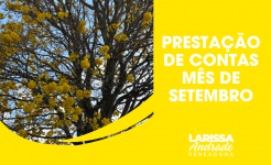 PRESTAÇÃO DE CONTAS DA VEREADORA - LARISSA CAMPOS ANDRADE DO MÊS DE SETEMBRO DE 2025 LARISSA SETEMBRO 2025